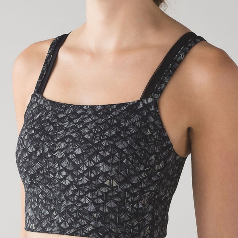 Lululemon sports bra with back detailing